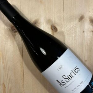 Fles As Sortes Godello – complexe witte wijn van Rafael Palacios uit Valdeorras met citrus, kokos, ziltigheid en elegante houttoets